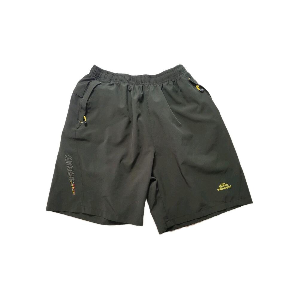 Outdoor Sport Collection Mens S Dark Green Gorpcore Casual Althleisure Shorts